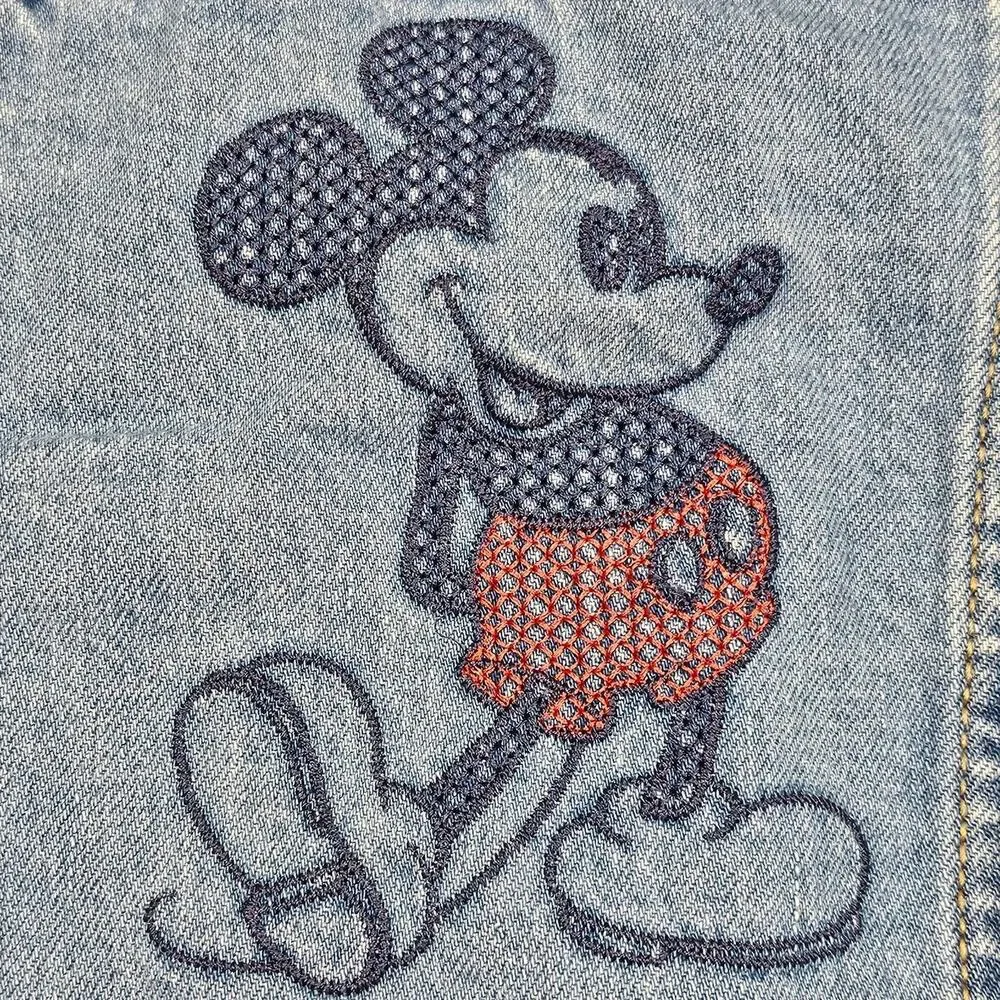 BABY GAP x DISNEY MICKEY DENIM JACKET – TODDLER 12–18 MONTHS – LIGHT WASH